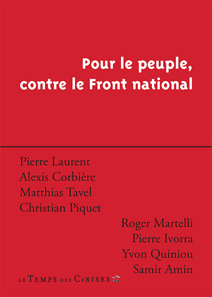 Pour le peuple, contre le Front national